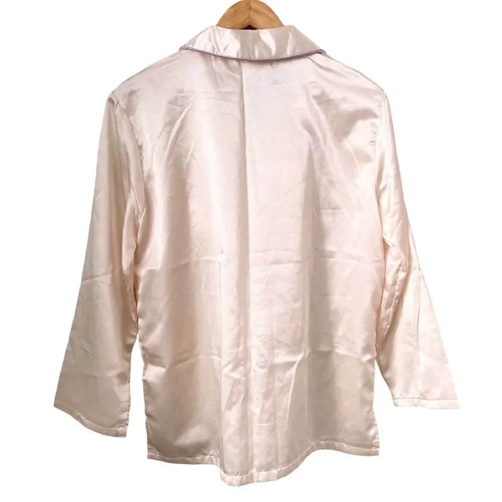 Anthony Richards Embroidered Pajama Set in Size Medium